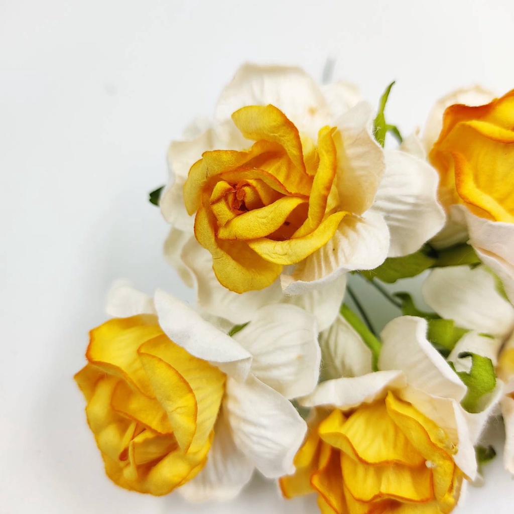 5-ดอก-ส้มเขียวหวาน-3-ดอกไม้กระดาษ-ดอกไม้ประดิษฐ์-ดอกไม้กระดาษสา-ดอกกุหลาบ-45-mm-artificial-paper-flower-rs450ฺtg3