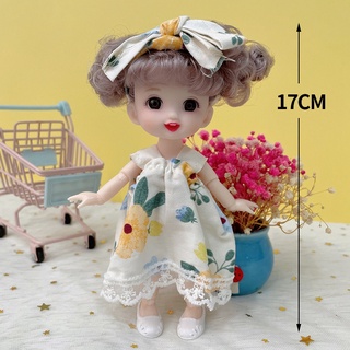 ภาพขนาดย่อของภาพหน้าปกสินค้า17cm Doll Kids Toy Doll Birthday Gift จากร้าน sunflower1.th บน Shopee