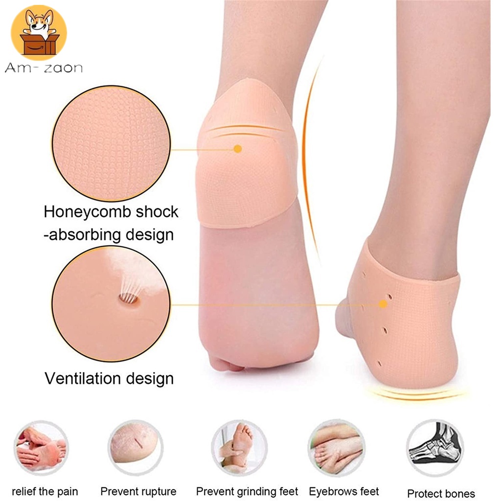 ภาพหน้าปกสินค้าแผ่นซิลิโคน ช่วยให้ความชุ่มชื้น ดูแลเท้า