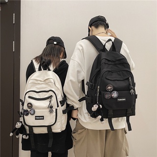【พร้อมส่ง】กระเป๋าเป้สะพายหลัง กระเป๋านักเรียน ความจุสูง สไตล์เกาหลี แฟชั่นสําหรับผู้หญิง 2022