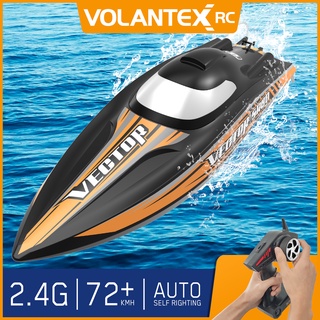 Volantex RC Boat Control Vector SR80 High Speed 72kmh Auto Roll Back Waterproof Design Self Righting For Pools/Lakes