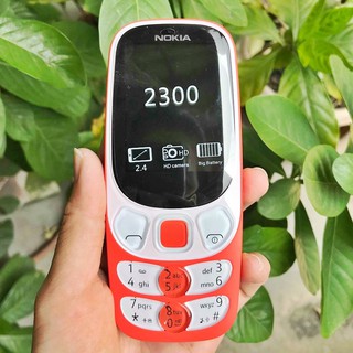 โทรศัพท์มือถือ NOKIA 2300 (สีส้ม) 2 ซิม  2.4นิ้ว 3G/4G โนเกียปุ่มกด 2027