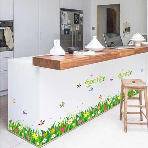 transparent-wall-sticker-สติ๊กเกอร์ติดผนังแต่งขอบ-sk7088-กว้าง134cm-xสูง60cm