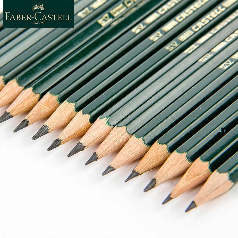 faber-castell-9000-ดินสอกราไฟท์-6h-8b