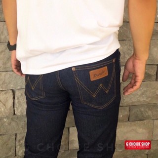 ภาพหน้าปกสินค้ากางเกงยีนส์ ขาเดฟ Wrangler ผ้ายืด กระดุม - Skinny Fit 100%Cotton ที่เกี่ยวข้อง