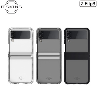 iTskins Hybrid Clear/Solid เคสกันกระแทกผ่านมาตราฐานMLTD810Gเกรดพรีเมี่ยม รองรับ Samsung Galaxy Z Filp3(ของแท้100%)