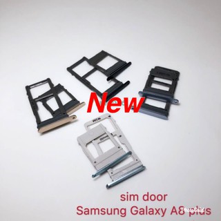 ถาดซิมโทรศัพท์ [Sim-Door] Samsung A8 Plus