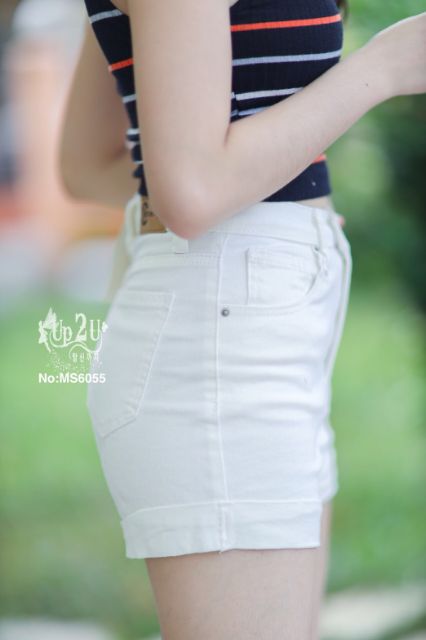 y6055-มีs-2xl-มี2สี-เอวสูงผ้ายืด