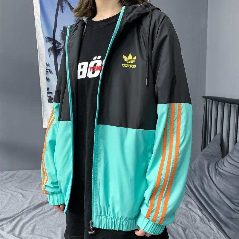 Adidas Sports Jogging Waterproof Jacket High Quality Couple Coat | Shopee  Thailand