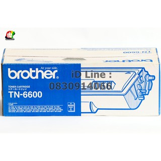 Original Brother TN-6600 Black ตลับหมึกโทนเนอร์ สีดำ ของแท้
