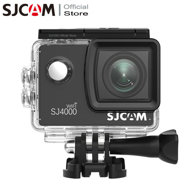 ภาพหน้าปกสินค้าSJCAM SJ4000 WiFi 4K 30FPS 12Mp กล้องกันน้ำ กล้องติดหมวก กล้องดำน้ำลึก 30 เมตร Action Camera Web Cam เมนูภาษาไทย ประกัน1ปี