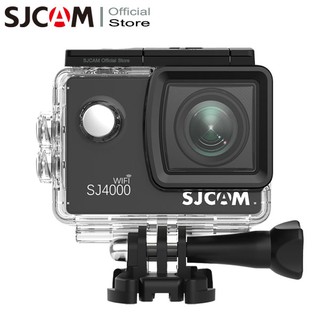 SJCAM SJ4000 WiFi  4K 30FPS  12Mp  กล้องกันน้ำ กล้องติดหมวก กล้องดำน้ำลึก 30 เมตร Action Camera Web Cam เมนูภาษาไทย ประกัน1ปี