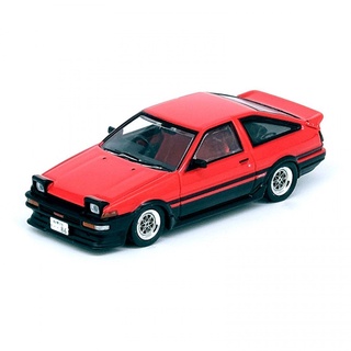 Inno64 IN64-AE86T-RED 1/64 TOYOTA SPRINTER TRUENO AE86 RED DIECAST SCALE MODEL CAR