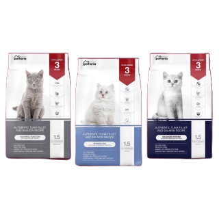 9.15เหลือ 169.- ส่งฟรี Petheria อาหารแมว เพ็ทเทอเรีย 1.5 กิโลกรัม ครบทุกสูตร กลูเตนฟรี สูตร Holistic Grain Free