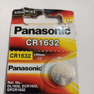 ถ่านเม็ดกระดุมลิเทียม Panasonic l CR1632 ขนาด3V