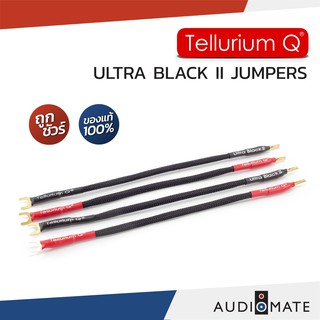 TELLURIUM Q ULTRA BLACK II JUMPERS / สาย Jumper Tellurium Q Ultra Black II / รับประกันคุณภาพ โดย SOUND BOX / AUDIOMATE
