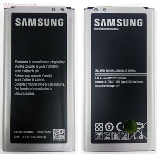 แบตเตอรี่ Samsung S5 (G900 G900F I9600) รับประกัน 3 เดือน แบต Samsung S5