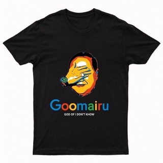 เสื้อยืดใหม่ 2022เสื้อยืดคอกลมสกรีน GooMaiRu กูไม่รู้ T-shirt เสื้อล้อการเมือง ลุงป้อม หลากสี มี size เด็ก ด้วยนะL XL  X