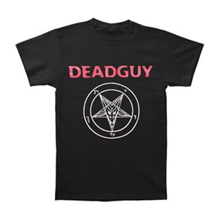 Qwe122ev เสื้อยืดผ้าฝ้าย พิมพ์ลาย Deadguy s Death To False Metal สีดํา สําหรับผู้ชาย AF123SD38697สามารถปรับแต่งได้