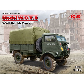 โมเดลประกอบ ICM Model 1/35 ICM35590 Model W.O.T. 8, WWII British Truck