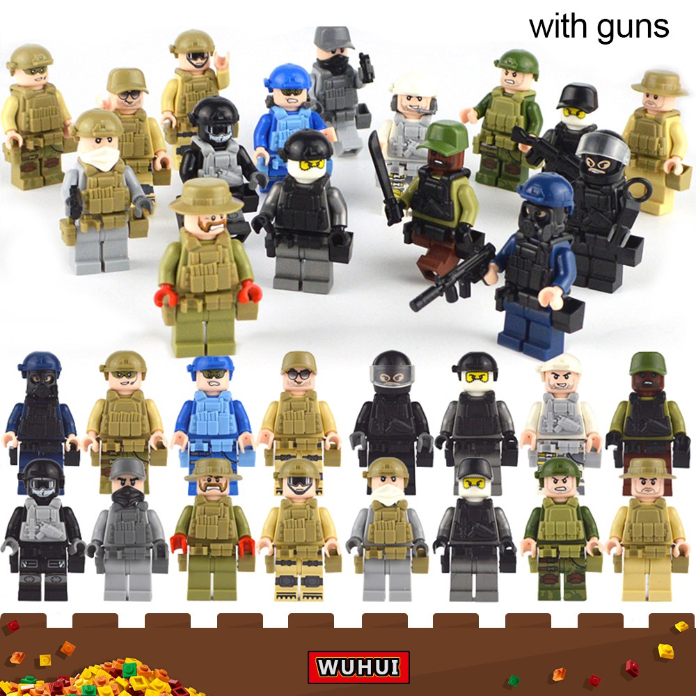 ชุดของเล่นตัวต่อเลโก้ทหารอิตาลี-ww2-สําหรับเด็กก่อนวัยเรียน-อายุ-3-ปีขึ้นไป-16-ชิ้น