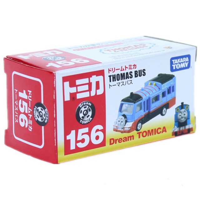 แท้-100-จากญี่ปุ่น-โมเดล-รถบัส-โทมัสแอนด์เฟรนด์-takara-tomy-thomas-amp-friends-tomica-motors-156-thomas-bus-micah