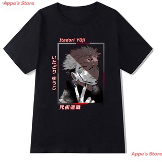 Appes Store 2022 เสื้อยืดHot Jujutsu Kaisen การ์ตูนตลก T เสื้อผู้หญิงผู้ชายแฟชั่น Ryomen Sukuna T เสื้อญี่ปุ่น Anime TS