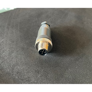 Connector M12 : 5 poles male M12 cable connector IP67