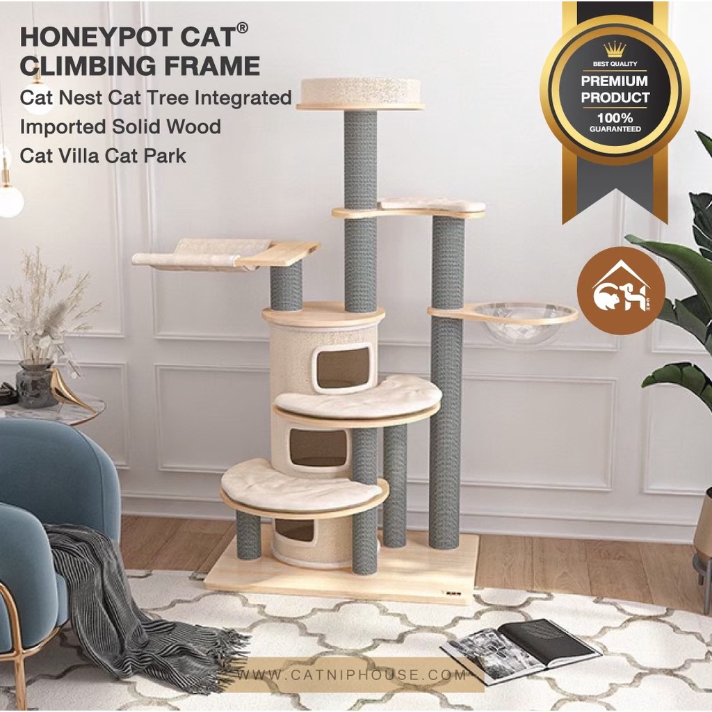 ของแท้-พร้อมส่ง-honeypot-cat-luxury-condo-คอนโดสุดหรูสำหรับสัตว์เลี้ยง