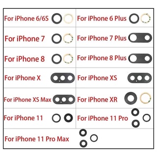 กระจกกล้องหลังi6/6s 6p/6sp 7 /8/7plus/8plus ติดเองได้