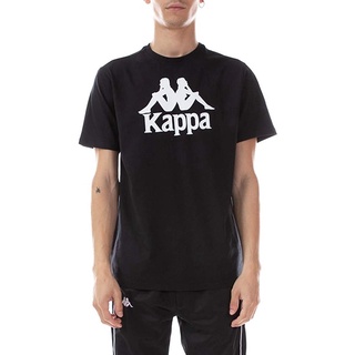เสื้อครอปสายฝอ กัปปะเสื้อยืดกีฬา Kappa Authentic Estessi T-Shirt - Black/White Kappa Sports T-shirt