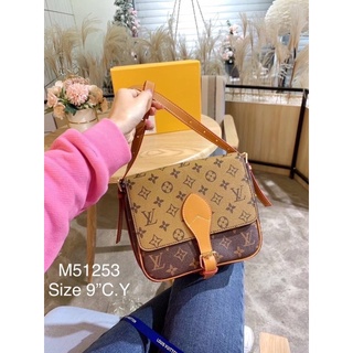 MS LV m51253 กระเป๋าแบรนด์เนม กระเป๋าปั้มแบรนด์👛