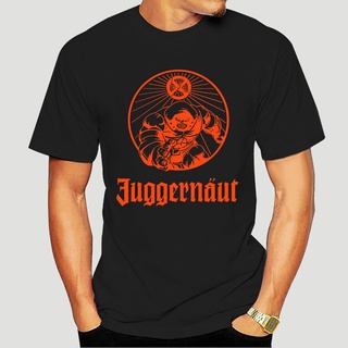 เสื้อยืดโอเวอร์ไซส์เสื้อยืด พิมพ์ลาย Juggernaut Xmen Jagermeister Mash Up sbz189 1860A สีดํา แฟชั่นฤดูร้อน สําหรับผู้ชาย