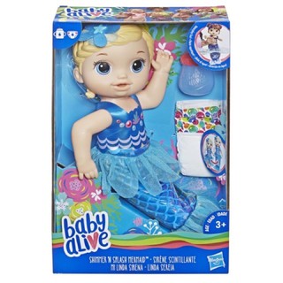 📍พร้อมส่ง🛵 ค่ะ📍ตุ๊กตา Baby Alive รุ่น Shimmer ‘n Splash Mermaid (ผมแข็งติดศีรษะ)🛵กทม.ส่ง Grab ได้นะคะ