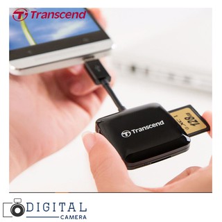 Transcend Smart Reader RDP9 OTG Card Reader for Smartphone/Tablet