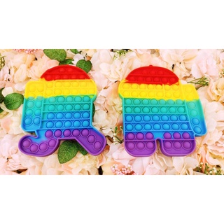 🌈พร้องส่งของเล่นสายรุ้ง🌈 เกมป๊อปฟองของเล่นเพื่อการศึกษาสำหรับเด็ก ผู้ใหญ่ก้เล่นได้