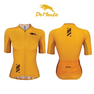 DeMonte เสื้อจักรยาน ผู้ชาย,ผู้หญิง Color Edition Yellow Mustard