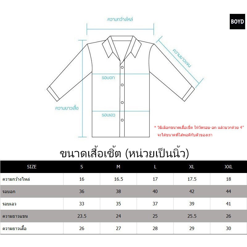 เสื้อเชิ้ตผู้ชายสีฟ้า