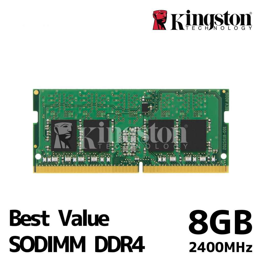 8GB (8GBx1) DDR4/2400 RAM NOTEBOOK (แรมโน้ตบุ๊ค) KINGSTON VALUE RAM ...