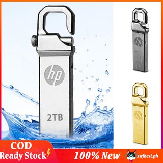 แฟลชไดรฟ์ 2TB หน่วยความจำขนาดใหญ่ Waterproof Metal Pendrive USB High Speed ​​U Disk Disk