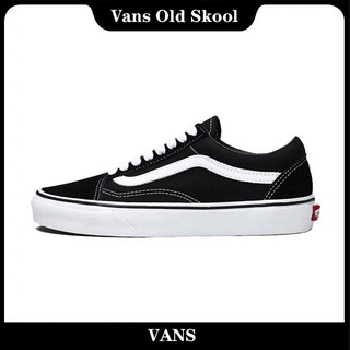 Vans Old Skool Black รองเท้าผ้าใบแฟชั่นของแท้100%