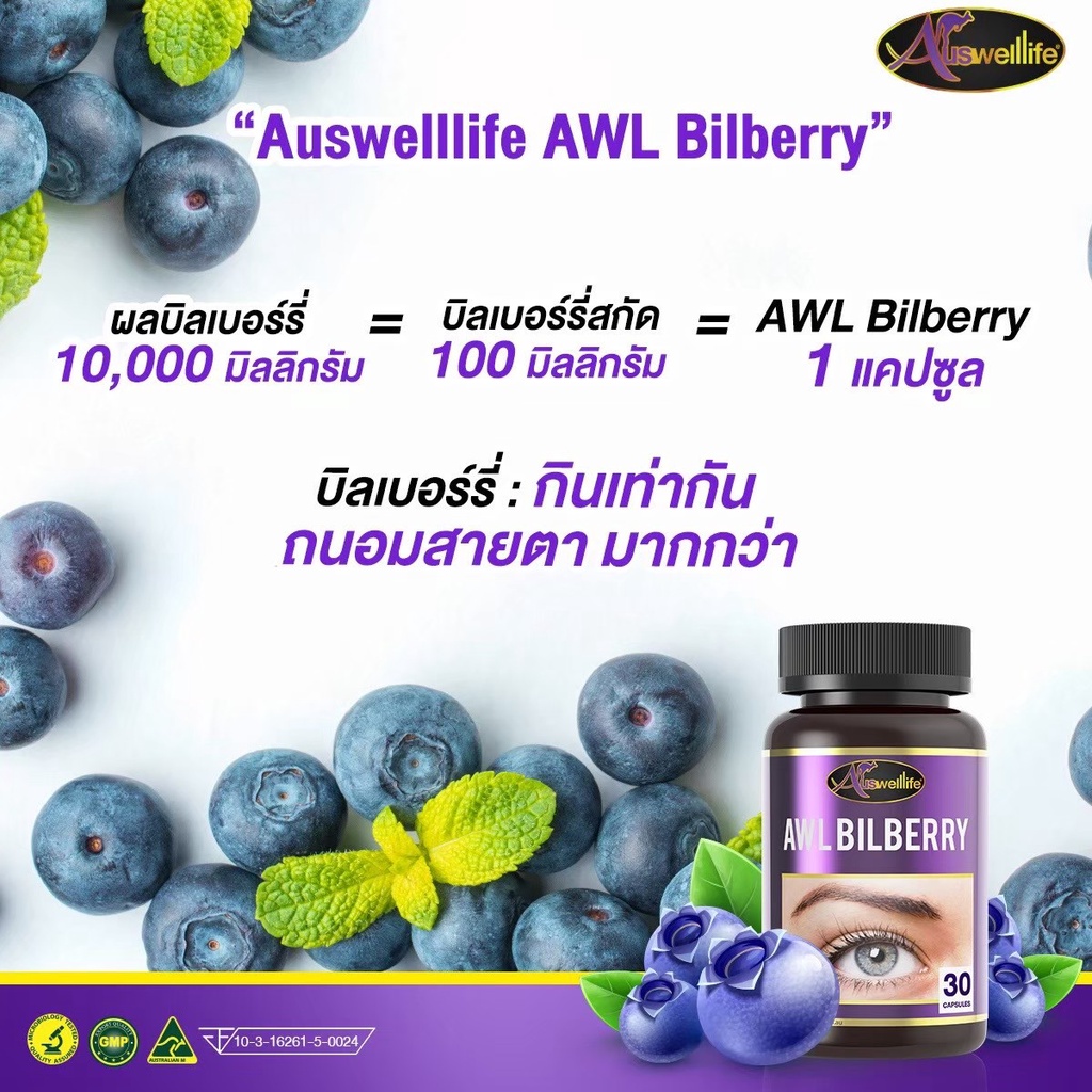 bilberry-บำรุงสายตาด้วยพลังแห่งวิตามินบิลเบอร์รี่-10-000mg
