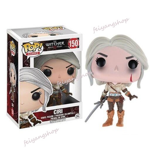 ฟิกเกอร์-funko-pop-the-witcher-3-wild-hunt-geralt-triss-ciri-iennefer-ของเล่นสําหรับเด็ก