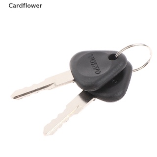 <Cardflower> กุญแจสตาร์ท 777 คีย์ สําหรับรถขุด Volvo 2 ชิ้น