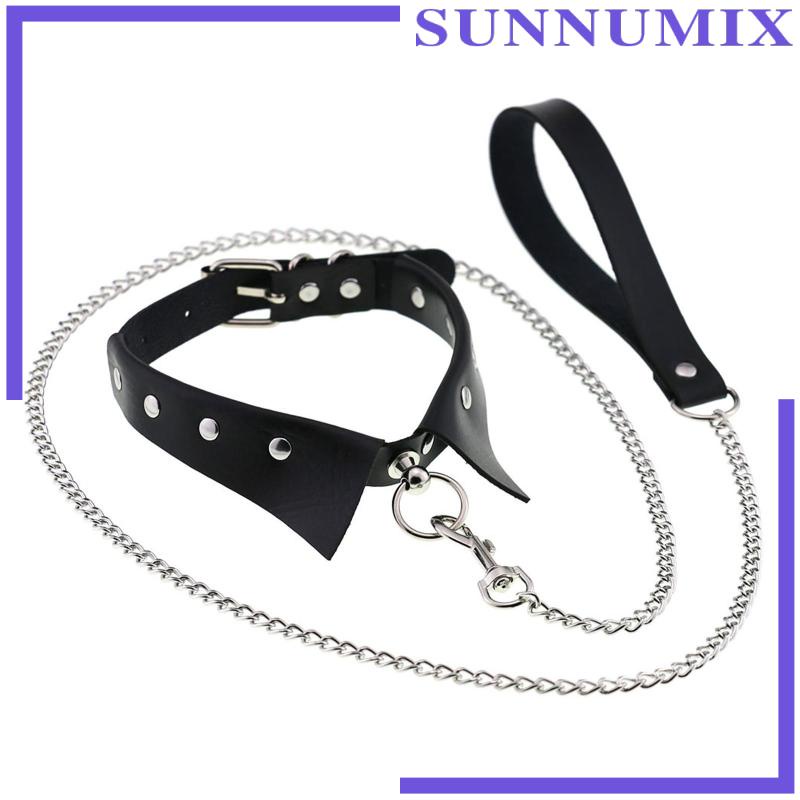 ภาพหน้าปกสินค้าPunk Collar Choker Chain Choker Necklace for Bar Prom Themed Party จากร้าน sunnimix.th บน Shopee