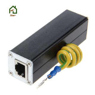 semoic RJ45 Plug Ethernet Network Surge Protector Thunder Arrester 100MHz