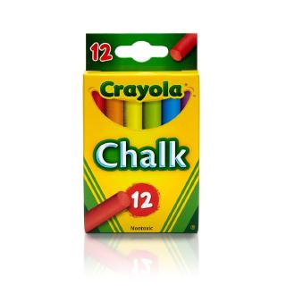 ภาพหน้าปกสินค้าCrayola สีชอล์ก หลากสี 12แท่ง (12 Ct. Multi Colored Chalks) ที่เกี่ยวข้อง