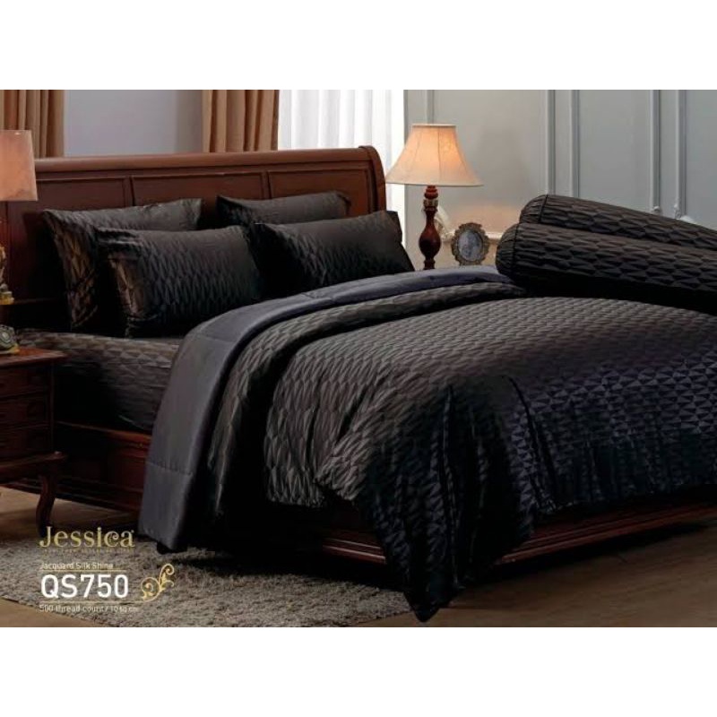 ผ้าปูที่นอนไม่รวมนวม เจสสิก้า แจ๊คการ์ด(Jessica Jacquard) Cotton 100% ...