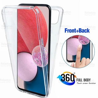 For Samsung Galaxy A13 4G Case 360° Front Back Transparent Phone Cover Sumsung A 13 13A SM-A325F 6.6" PC + TPU Shockproof Fundas
