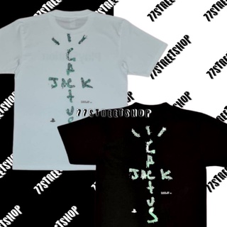 เสื้อยืด Cactus Jack [ Travis Scott ] x PlayStation T-Shirt 100% Cotton